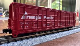 Rn-17429-4 Red Caboose N Scale #rn-17429-4 Thrall Box Car Triangle Pacific Tpfx 5109 Ny