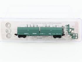 Rn-17783-1 Red Caboose N Scale Gm&o Gulf Mobile And Ohio Coil Car #75025
