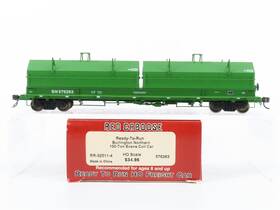 Rr-32511-4 Red Caboose Ho Scale Bn Burlington Northern Coil Car #576263
