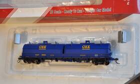 Rr-32561-05 Red Caboose Nos New Ho C&o Csx Evans 100 Ton Coil Car Deep Blue Read Descript