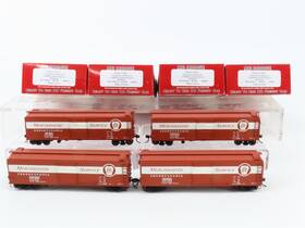 Rr-37204-10 Red Caboose Ho Scale Prr Pennsylvania Railroad X-29 Merchandise Box Car 4-pack