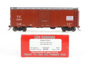 Rr-38075-2 Red Caboose Ho Scale Cg Central Of Georgia Single Door Box Car #4563
