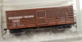 Rr-39002-3 Red Caboose Southern Pacific S-40-5 Stockcar #73379 Ho New No Track Time