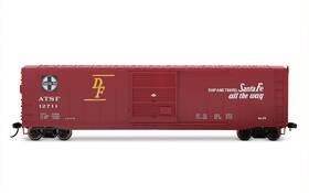 Rivarossi Hr6661a Ho Atsf 50ft Single-door Boxcar No Roofwalk #12711