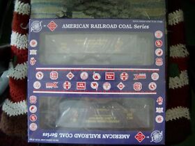 96276 Rmt #96276 Ppl Penn Power 2 Bay Coal Hopper Car Set O Gauge By Aristo Craft