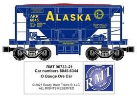 9673321 Rmt O Alaska Railroad Ore Car