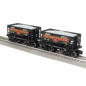 96799-481 Rmt New Hope And Ivyland Ballast Ore Car 2-pack Black O Gauge