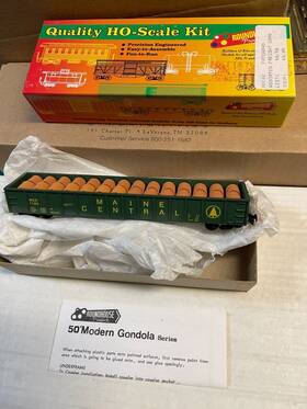 01690 Roadhouse Ho Maine Central 50ft Mill Gondola-modern Mec #1120 Mib