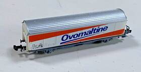 02326a Roco N Scale Swiss Sbb Cff Ffs Freight Car Hbis Vxy Ovomaltine