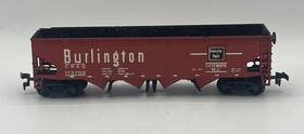 172700 Roco Ho Scale Burlington Cb&q 4 Bay Open Hopper Car No Box Free Shipping