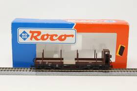 34521 Roco Hoe Narrow Gauge Flat Car Austrian Federal Railways Obb