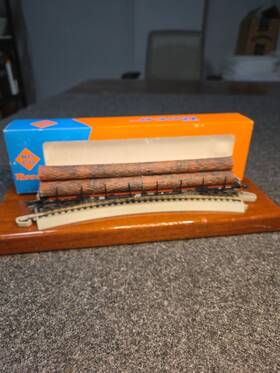 Roco 4360s Ho # Logs Wagon Inmaculate Conditions Never Run On Tracks