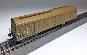 4-axle Roco 46232 Ho Era 2-3 Dr Covered Military Freight Car Bromberg - Ln Mint