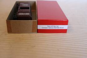 522360 Roco Ho Scale 40ft Box Car Canadian National Brown #522360 Built