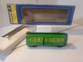115445 Roco 5486b Ho Ahm / Vintage Reading 40ft Sliding Doors Box Car Austria Ob
