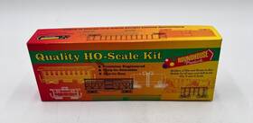 Roundhouse 02070 Ho Scale Cb&q Burlington 2-bay Covered Hopper Train Car Kit Nib