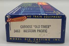 03463 Roundhouse New 3460 Ho Scale Western Pacific Caboose Outside Braced Kit Wp 523