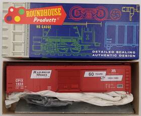 0720 Roundhouse Ho 1993 60th Anniversary Railroad Model Craftsman Boxcar Kit