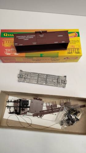 07915 Roundhouse 36ft Old Time Box Car Central Branch Union Pacific Kit New