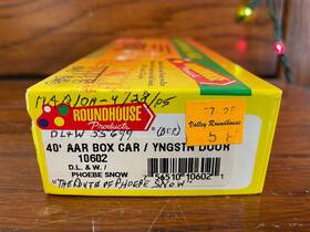 10602 Roundhouse - Ho Scale D. L. And W. Lackawanna 40ft Aar Box Car