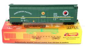 97693 Roundhouse 12507 Ho 50ft Pd Box Car Kit Np Green Built/ Boxed Kds