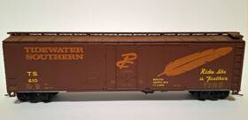 1272 Roundhouse Vtg Ho Tidewater Southern Ts 610 Plug Door Boxcar Mint Rtr Kadee