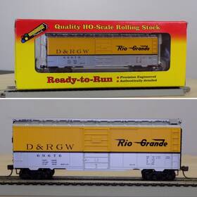 69676 Roundhouse 20504 Ho Scale 40ft Aar Superior Door Box Car D&rgw .. New