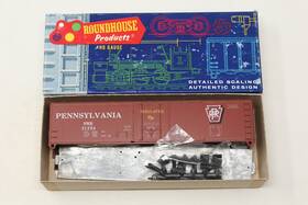 21294 Roundhouse Ho / Third Rail Graphics 50ft Plug Door Box Car Pennsylvania Prr