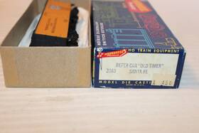 2373 Roundhouse 3163 Ho Scale 40ft Reefer Box Car Santa Fe Yellow #2373 - Built