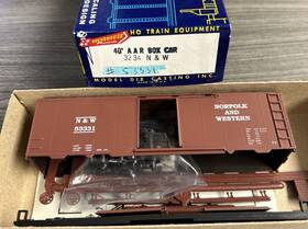 53331 Roundhouse 3234 Ho Scale Kit #3234 40 Aar Box Car Norfolk And Western #53331 Nos