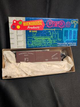32802 Roundhouse Ho Inch Northern Pacific Np 36ft O.t. Box Car Kit. Nib