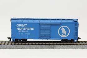 33091 Roundhouse Ho Mdc 40ft Single Door Box Car Great Northern Gn Built