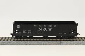 38876 Roundhouse Ho 3-bay Hopper Norfolk And Western N&w Black Rtr