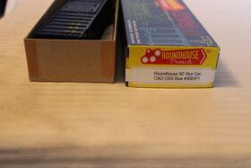 4004071 Roundhouse 400471 Ho Scale 50ft Box Car Chesapeake And Ohio Csx Blue #4004071 Built