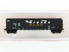 56995 Roundhouse 756510810010 N Scale 81000 Drgw Inch Coal Liner 50ft Thrall Gondola #56995 Upgraded