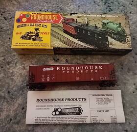7725 Roundhouse Ho Kit #7725 Fmc Covered Hopper Products Assembled With Box