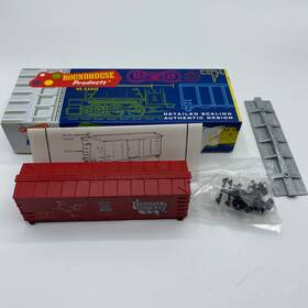 7753 Roundhouse Products Ho Gauge 36ft Box Car O.t. V&t Anniversary Complete