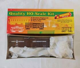 7963 Roundhouse Ho Bakers Chocolate Co Gpex 36ft Old Time Reefer #904 Nib