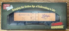 1659 Roundhouse 797534854208 Ho 85420 Libbys 40ft Wood -side Reefer Car #1659