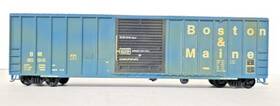 80016 Roundhouse Ho Scale Rtr 50ft Fmc Modern Single Door Box Car Boston &maine Kadees