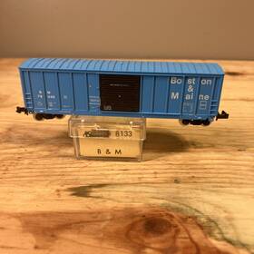 79045 Roundhouse 8133 N Scale Boston And Maine Boxcar #79045