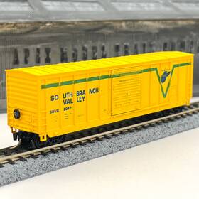 2047 Roundhouse 8134 South Branch Valley 50 Ft Outer Brace Boxcar Sbvr N Scale
