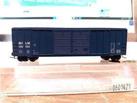 8284 Roundhouse N Scale. 50ft Box Car. Milw . With Upgrades. Free Shipping