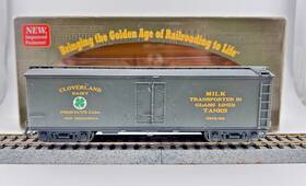 84619 Roundhouse Ho 40ft Wood Milk Car Cloverland Dairies Weathered Rtr 84619 Roundhouse Ho 40ft Wood Milk Car Cloverland Dairies Weathered Rtr