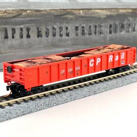 330939 Roundhouse 8891 Canadian Pacific Thrall Gondola Scrap Auto Load Cp N Scale