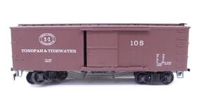 B-364 Roundhouse Ho 36ft Foot Tonopah And Tidewater Rd# 105 Freight Train Box Car