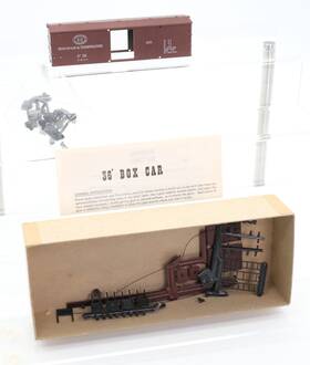 B364 Roundhouse B364/2.85 Vtg Ho Scale Tonopah And Tide 36ft Box Car C8 Ready 2 Assemble B364 Roundhouse B364/2.85 Vtg Ho Scale Tonopah And Tide 36ft Box Car C8 Ready 2 Assemble