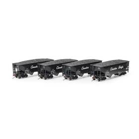 Rnd-1038 Roundhouse Ho Rnd 34ft 2-bay Offset Hopper With Coal Load Cp