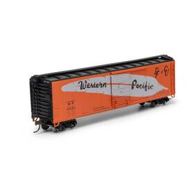 Rnd15102 Roundhouse Ho 50ft Ps-1 Single Sliding Door Box Wp #3021 Rolling