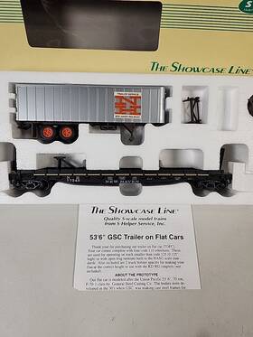 00189 S-helper/ American Flyer S-helper Flat Car New Haven #2 With Nh Trailer Nib